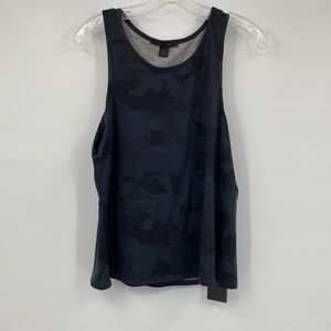 Midnight Bakery Grey Camouflage Camo Tank Top